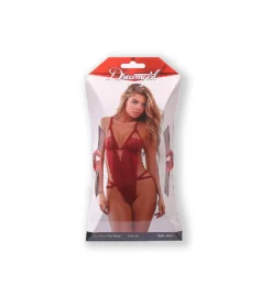 Dreamgirl Peek-a-boo Strappy Teddy 10551 -Simone Perele Bikinis Shop dreamgirl dg001 10551 cs1