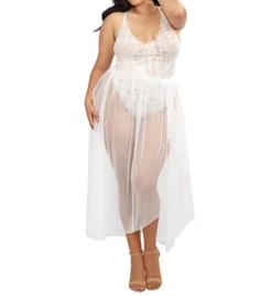 Dreamgirl Lace Teddy With Removable Maxi Skirt 10996 -Simone Perele Bikinis Shop dreamgirl dg001 10996 cs4