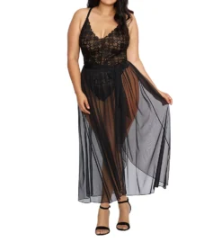 Dreamgirl Lace Teddy With Removable Maxi Skirt 10996 -Simone Perele Bikinis Shop dreamgirl dg001 10996 cs6