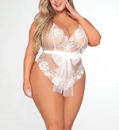 Dreamgirl Plus Size Halter Teddy 12189X
