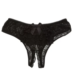 Dreamgirl Stretch Lace Low Rise Crotchless Panty 1300 -Simone Perele Bikinis Shop dreamgirl dg001 1300 cs1