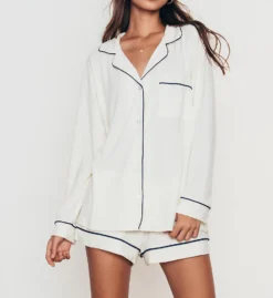 Eberjey Gisele Long Sleeve Short PJ Set PJ1018L