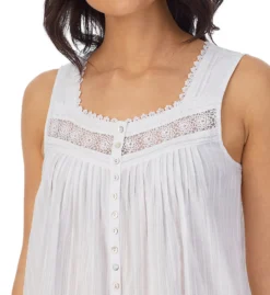 Eileen West 100% Cotton Stripe Sleeveless Ballet Gown 5220079 -Simone Perele Bikinis Shop eileen west eilw01 5220079 cs3