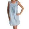 Eileen West Everyday Sleeveless Short Chemise 5319842