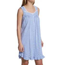 Eileen West Cotton Knit Sleeveless Short Chemise 5320083 -Simone Perele Bikinis Shop eileen west eilw01 5320083 fs