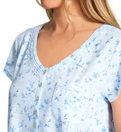 Eileen West 100% Cotton Jersey Knit Short Sleeve Nightgown 5326606 -Simone Perele Bikinis Shop eileen west eilw01 5326606 cs2