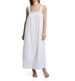 Eileen West 100% Cotton Woven Lawn Sleeveless Ballet Nightgown 5525083