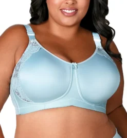 Elila Microfiber & Lace Molded Softcup Wireless Bra 1903