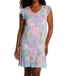 Ellen Tracy Paisley Short Sleeve Chemise 8025529