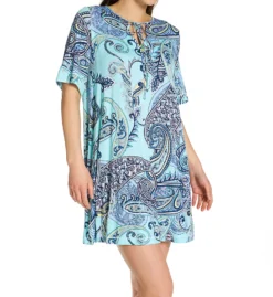 Ellen Tracy Paisley Tunic Chemise 8122989