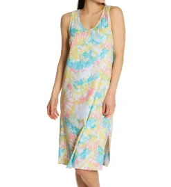 Ellen Tracy Tye Dye Midi Lounge Dress 8223010