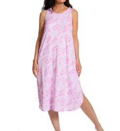 Ellen Tracy Lavender Tie Dye Midi Lounge Dress 8223099