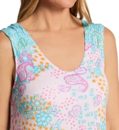 Ellen Tracy Paisley Sleeveless Midi Gown With Soft Bra 8225529 -Simone Perele Bikinis Shop ellen tracy elen01 8225529 cs2