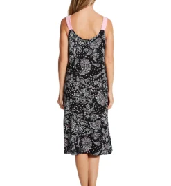 Ellen Tracy Black Paisley Midi Gown With Soft Bra 8225573 -Simone Perele Bikinis Shop ellen tracy elen01 8225573 bs