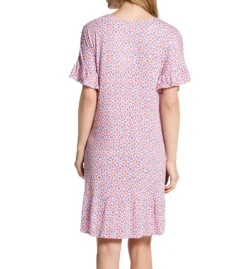 Ellen Tracy Geo Medallion Short Sleeve Short Tunic 8525598 -Simone Perele Bikinis Shop ellen tracy elen01 8525598 bs