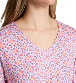 Ellen Tracy Geo Medallion Short Sleeve Short Tunic 8525598 -Simone Perele Bikinis Shop ellen tracy elen01 8525598 cs2