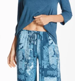 Ellen Tracy Knit Top And Wide Leg PJ Set 8723065 -Simone Perele Bikinis Shop ellen tracy elen01 8723065 cs1