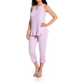 Ellen Tracy Printed PJ Set 8723098