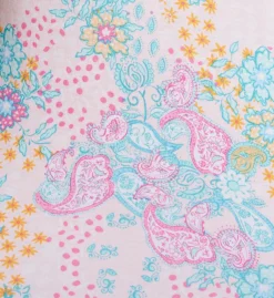 Ellen Tracy Paisley Short Sleeve Cropped Pant PJ Set 8725529 -Simone Perele Bikinis Shop ellen tracy elen01 8725529 cs1