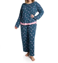 Ellen Tracy Brushed Sweater Knit Long Sleeve PJ Set 8725572 -Simone Perele Bikinis Shop ellen tracy elen01 8725572 cs6