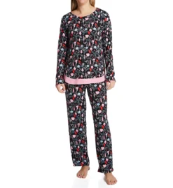 Ellen Tracy Brushed Sweater Knit Long Sleeve PJ Set 8725572