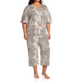 Ellen Tracy Boxy Button Front Kimono PJ Set 8725574 -Simone Perele Bikinis Shop ellen tracy elen01 8725574 cs6