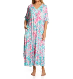 Ellen Tracy Leaf Long Caftan 8925532 -Simone Perele Bikinis Shop ellen tracy elen01 8925532 fs