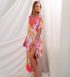 Ellen Tracy Tropical Floral Long Caftan 8925585 -Simone Perele Bikinis Shop ellen tracy elen01 8925585 cs5