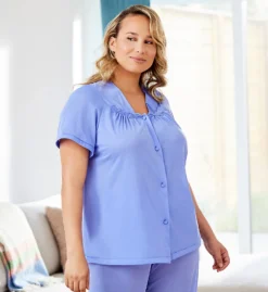 Exquisite Form Coloratura Vintage Short Sleeve Pajama Set 90107 -Simone Perele Bikinis Shop exquisite form exqf01 90107 cs5