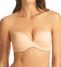 Fine Lines Memory Low Cut Strapless 4 Way Convertible Bra MM017