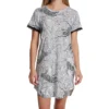 Flora Nikrooz Kathleen Printed Knit Sleepshirt With Lace T90714