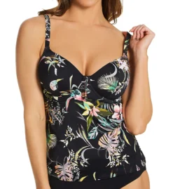 Freya Tahiti Nights Underwire Plunge Tankini Swim Top AS0056 -Simone Perele Bikinis Shop freya fre001 as0056 fs