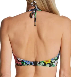Freya Floral Haze Underwire Bandless Halter Swim Top AS2804 -Simone Perele Bikinis Shop freya fre001 as2804 bs