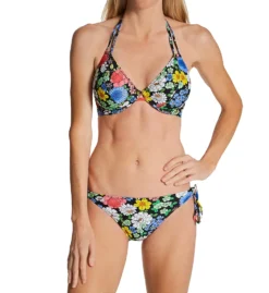 Freya Floral Haze Tie Side Bikini Brief Swim Bottom AS2875 -Simone Perele Bikinis Shop freya fre001 as2875 cs1