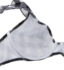 Freya Totally Check Underwire Plunge Ruffle Swim Top AS2923 -Simone Perele Bikinis Shop freya fre001 as2923 cs4