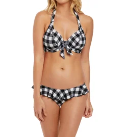Freya Totally Check Underwire Halter Bikini Swim Top AS2924 -Simone Perele Bikinis Shop freya fre001 as2924 cs1