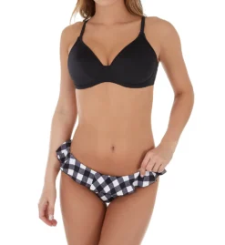 Freya Totally Check Italini Frill Brief Swim Bottom AS2927 -Simone Perele Bikinis Shop freya fre001 as2927 cs3