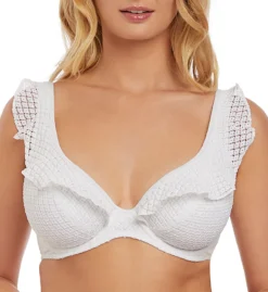 Freya Bohemia Underwire Ruffle Plunge Swim Top AS2972