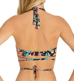 Freya Wild Daisy Banded Halter Underwire Swim Top AS7031 -Simone Perele Bikinis Shop freya fre001 as7031 bs