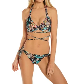 Freya Wild Daisy Banded Halter Underwire Swim Top AS7031 -Simone Perele Bikinis Shop freya fre001 as7031 cs1