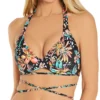Freya Wild Daisy Banded Halter Underwire Swim Top AS7031