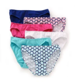 Fruit Of The Loom Cotton Stretch Bikini Panties - 6 Pack 6DCSBI1 -Simone Perele Bikinis Shop fruit of the loom fotl01 6dcsbi1 cs2