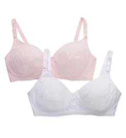 Fruit Of The Loom Fiber Fill Wirefree Bra - 2 Pack 96248A -Simone Perele Bikinis Shop fruit of the loom fotl01 96248a cs2