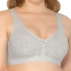 Fruit Of The Loom Beyond Soft Wireless Plus Size Cotton Bra FT811