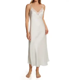 GINIA Silk Sleep Slip With Lace GPM401