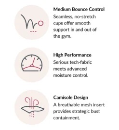 Glamorise No Bounce Cami Sports Bra 1066 -Simone Perele Bikinis Shop glamorise glam01 1066 cs1