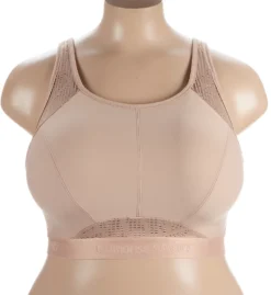 Glamorise No Sweat Mesh Ventilated Wire Free Sports Bra 1068 -Simone Perele Bikinis Shop glamorise glam01 1068 fs