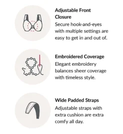 Glamorise Magic Lift Full Figure Front Hook Bra 1200 -Simone Perele Bikinis Shop glamorise glam01 1200 cs2