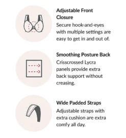 Glamorise Magic Lift With Posture Back Support Bra 1265 -Simone Perele Bikinis Shop glamorise glam01 1265 cs5