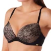 Gossard Glossies Lace Padded Plunge Bra 13008